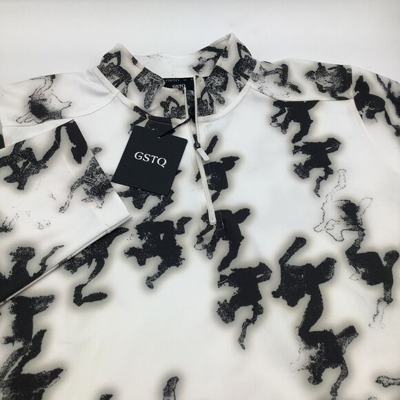 GSTQ Mens Long Sleeve 1/4 Zip Pullover Size XXL NWT - Picture 1 of 8